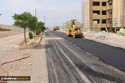 آسفالت ساختمان جدید آموزشکده پسران شهرضا به پایان رسید 18