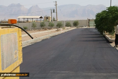آسفالت ساختمان جدید آموزشکده پسران شهرضا به پایان رسید 22