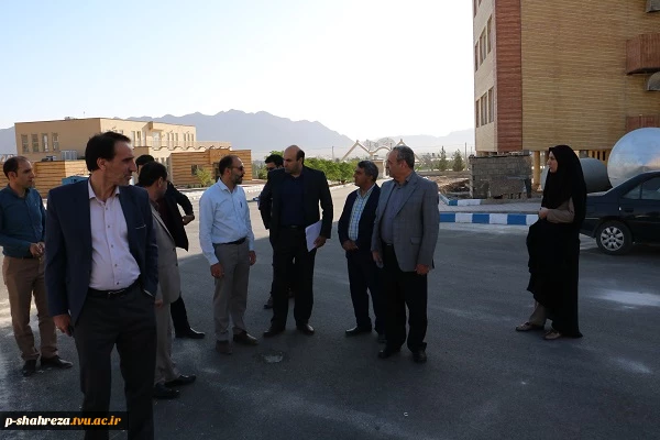 بازدیدمدیرکل محترم امورپشتیبانی دانشگاه فنی وهیات همراه ازآموزشکده های فنی پسران ودختران شهرضا 3