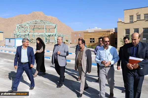بازدیدمدیرکل محترم امورپشتیبانی دانشگاه فنی وهیات همراه ازآموزشکده های فنی پسران ودختران شهرضا 11
