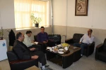 بازدیدمعاونت اداری مالی ومسئول نظارت وارزیابی استان بهمراه مسئول حراست استان ازآمزشکده فنی پسران شهرضا 2