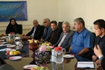 جلسه هم اندیشی وبرنامه ریزی ساخت آموزشکده دختران شهرضا باحضورنماینده محترم شهرضا ورییس دانشگاه فنی استان وخیرین  4