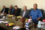 جلسه هم اندیشی وبرنامه ریزی ساخت آموزشکده دختران شهرضا باحضورنماینده محترم شهرضا ورییس دانشگاه فنی استان وخیرین  5