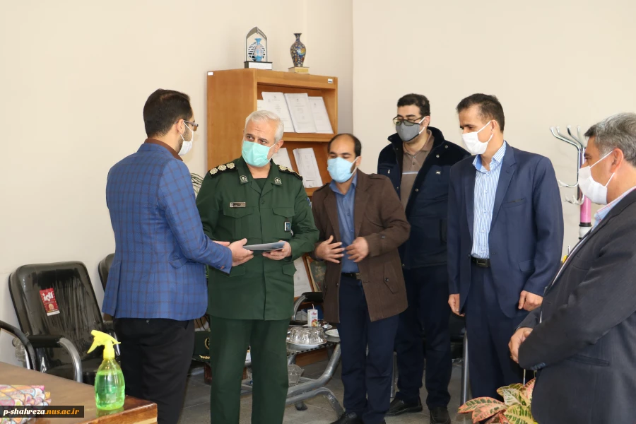 مراسم تودیع ومعارفه رییس بسیج دانشجویی آموزشکده 3