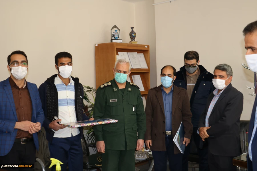 مراسم تودیع ومعارفه رییس بسیج دانشجویی آموزشکده 5