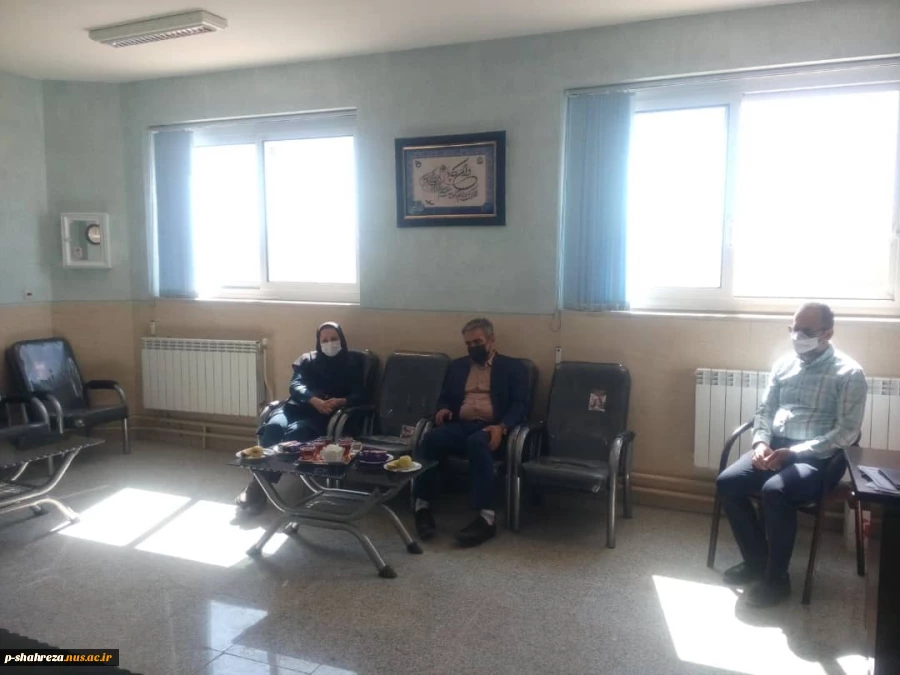 بازدید آقای مهندس اکبری معاون مدیر کل عمرانی دانشگاه فنی و خانم مهندس خاموشیان  2