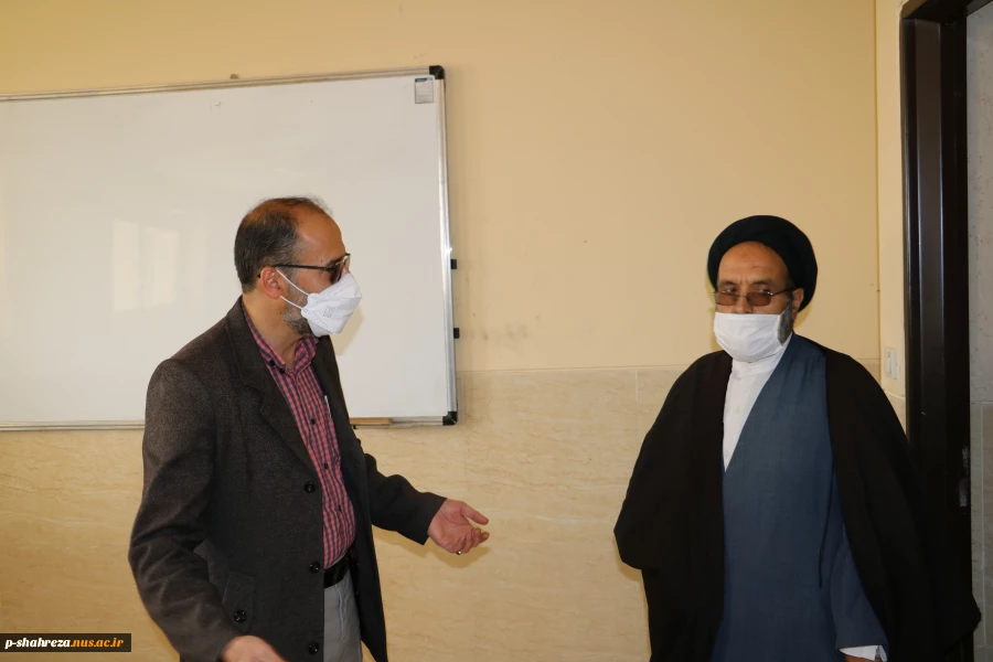 دیدار امامجمعه محترم از مرکزشماره 2 دانشکده پسران شهرضا 5