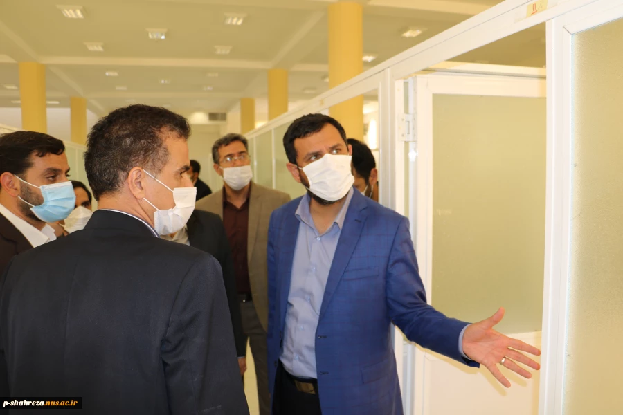 بازدید فرماندار محترم شهرستان شهرضا جناب آقای دکتر جعفری و هیئت همراه از دانشکده شماره ۱ پسران شهرضا
 5