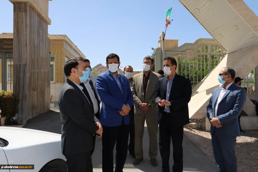 بازدید فرماندار محترم شهرستان شهرضا جناب آقای دکتر جعفری و هیئت همراه از دانشکده شماره ۱ پسران شهرضا
 2