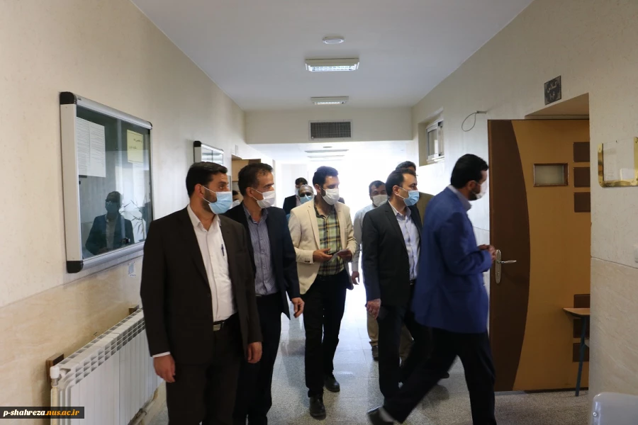 بازدید فرماندار محترم شهرستان شهرضا جناب آقای دکتر جعفری و هیئت همراه از دانشکده شماره ۱ پسران شهرضا
 3
