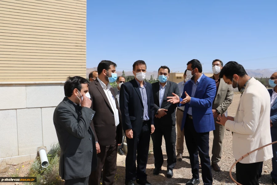 بازدید فرماندار محترم شهرستان شهرضا جناب آقای دکتر جعفری و هیئت همراه از دانشکده شماره ۱ پسران شهرضا
 4