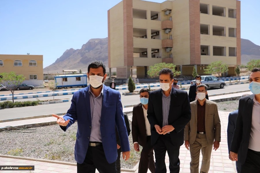 بازدید فرماندار محترم شهرستان شهرضا جناب آقای دکتر جعفری و هیئت همراه از دانشکده شماره ۱ پسران شهرضا
 5