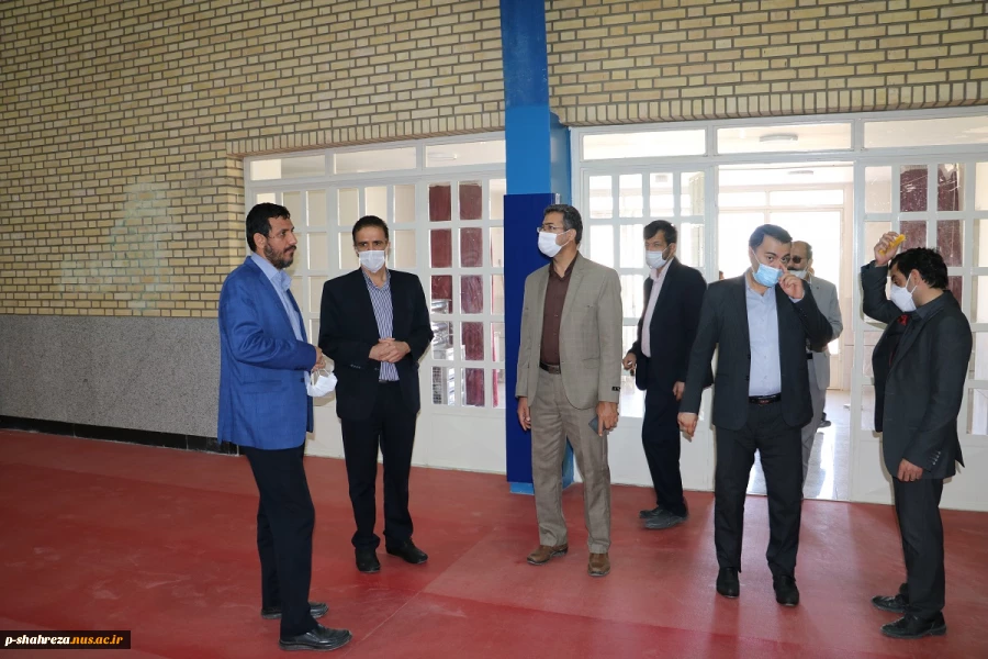 بازدید فرماندار محترم شهرستان شهرضا جناب آقای دکتر جعفری و هیئت همراه از دانشکده شماره ۱ پسران شهرضا
 9