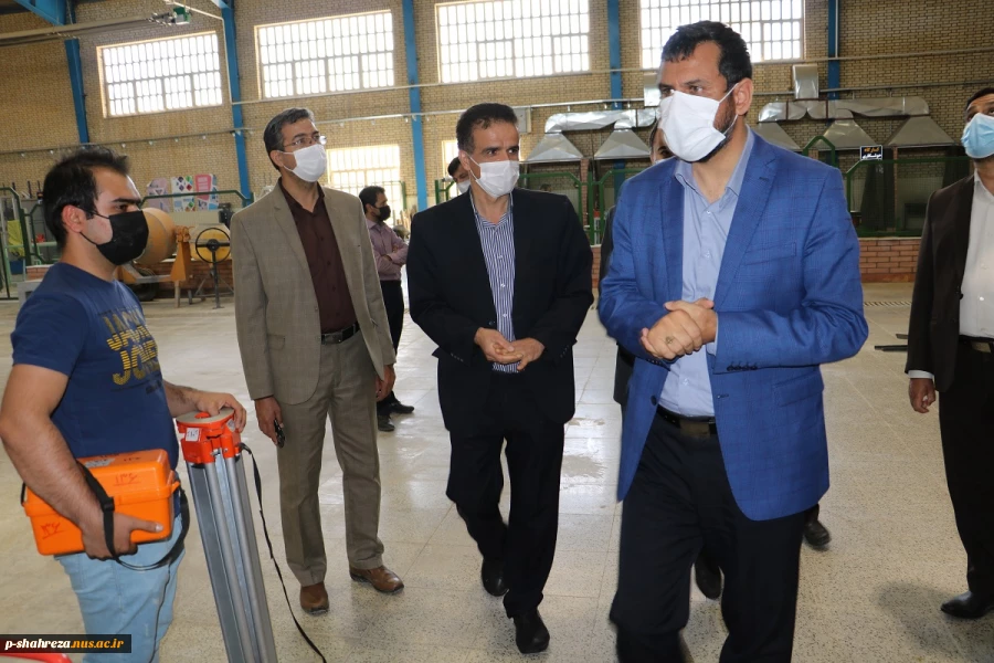بازدید فرماندار محترم شهرستان شهرضا جناب آقای دکتر جعفری و هیئت همراه از دانشکده شماره ۱ پسران شهرضا
 11