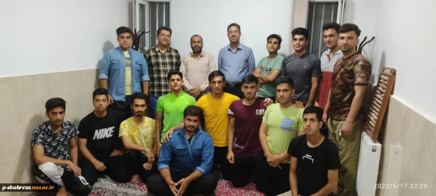 بازدید معاونت محترم آموزش جناب آقای مهندس حیدرپور در معیت ریاست محترم اداره حراست جناب آقای مهندس قدیری و آقای ستایش پور از خوابگاه مرحوم همت 3
