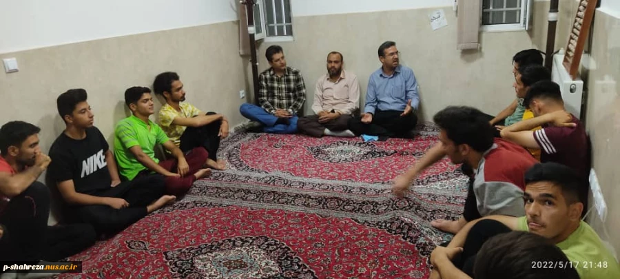 بازدید معاونت محترم آموزش جناب آقای مهندس حیدرپور در معیت ریاست محترم اداره حراست جناب آقای مهندس قدیری و آقای ستایش پور از خوابگاه مرحوم همت 5
