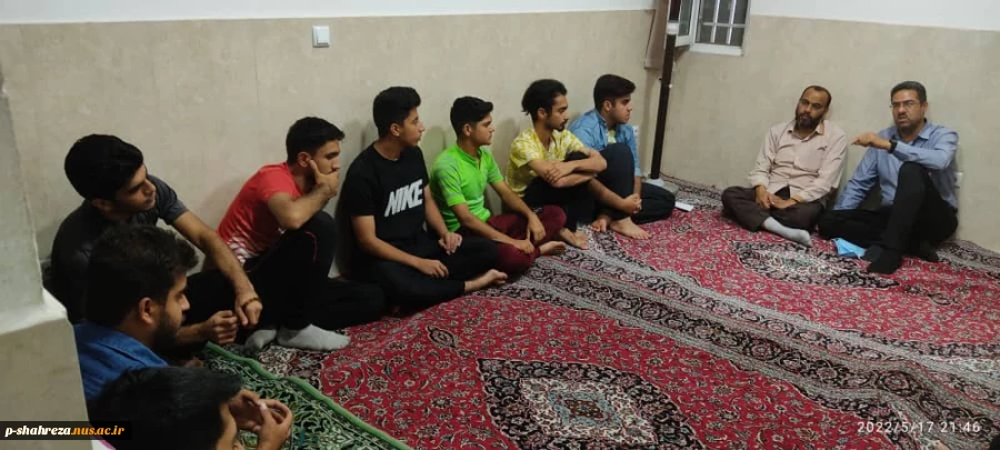 بازدید معاونت محترم آموزش جناب آقای مهندس حیدرپور در معیت ریاست محترم اداره حراست جناب آقای مهندس قدیری و آقای ستایش پور از خوابگاه مرحوم همت 6